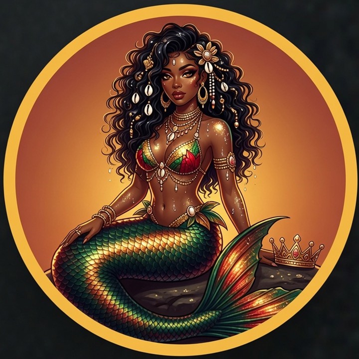 Lasirèn, la sirène couronnée d'or, gardienne du réseau